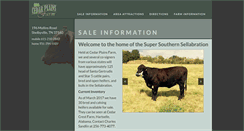 Desktop Screenshot of cedarplainsfarm.com